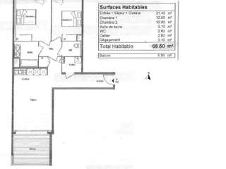 Vente appartement 3 pièces