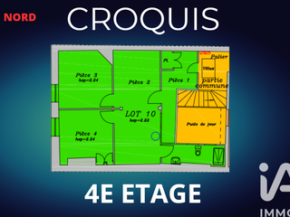 Vente appartement 2 pièces