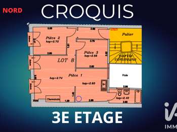 Vente appartement 2 pièces Vente appartement 2 pièces