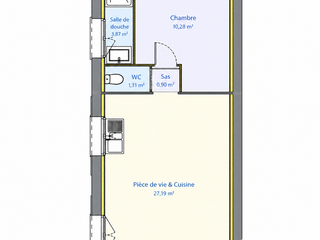 Vente appartement 2 pièces