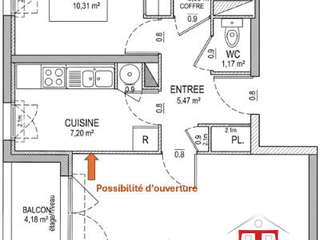 Vente appartement 2 pièces
