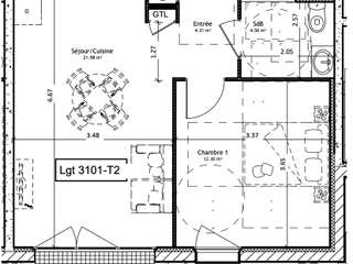 Vente appartement 2 pièces Vente appartement 2 pièces