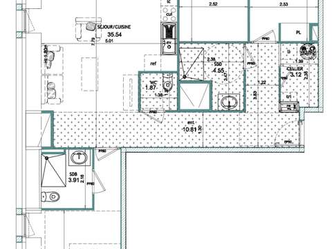 Vente appartement 4 pièces