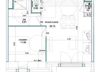 Vente appartement 2 pièces