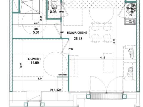 Vente appartement 2 pièces