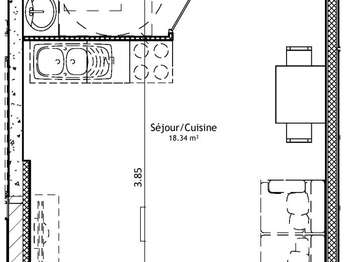Vente appartement 1 pièce