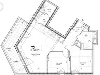 Vente appartement 3 pièces
