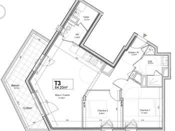Vente appartement 3 pièces Vente appartement 3 pièces