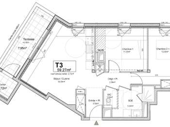 Vente appartement 3 pièces Vente appartement 3 pièces