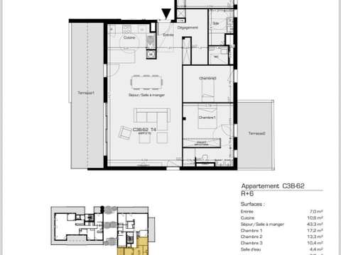 Vente appartement 4 pièces Vente appartement 4 pièces