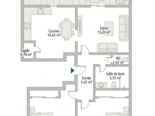 Vente appartement 3 pièces