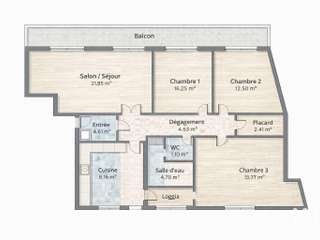 Vente appartement 4 pièces