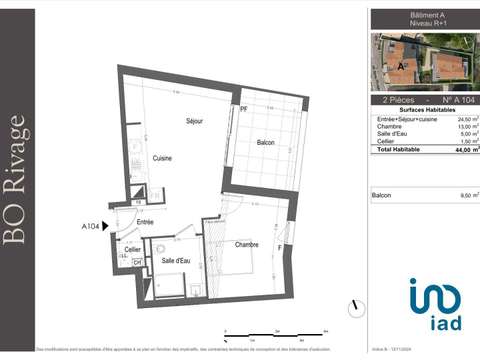 Vente appartement 2 pièces