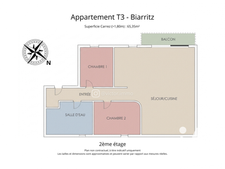 Vente appartement 3 pièces