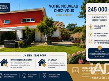 Vente Appartement 4 piècesBiganos
