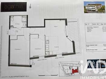 Vente Appartement 3 piècesBlagnac