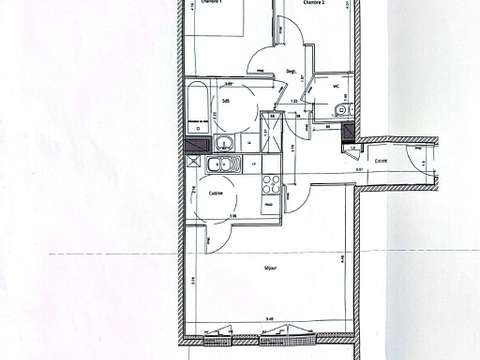 Vente appartement 3 pièces