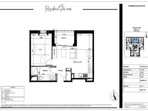 Vente appartement 2 pièces