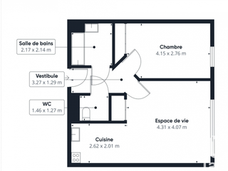 Vente appartement 2 pièces Vente appartement 2 pièces