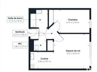 Vente appartement 2 pièces Vente appartement 2 pièces