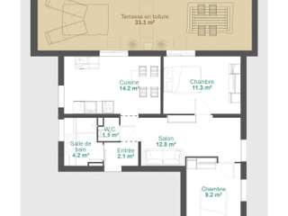 Vente appartement 3 pièces