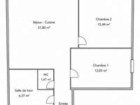 Vente appartement 3 pièces Vente appartement 3 pièces