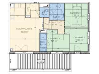 Vente appartement 4 pièces