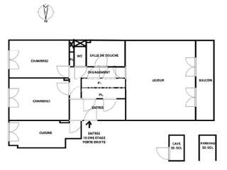 Vente appartement 3 pièces Vente appartement 3 pièces