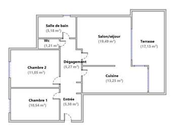 Vente appartement 3 pièces Vente appartement 3 pièces