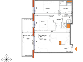 Vente appartement 3 pièces