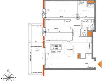 Vente appartement 3 pièces Vente appartement 3 pièces