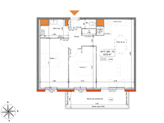 Vente appartement 3 pièces