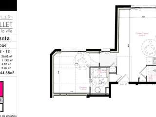 Vente appartement 2 pièces