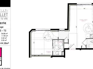 Vente appartement 2 pièces