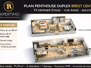 Vente appartement 3 pièces Vente appartement 3 pièces