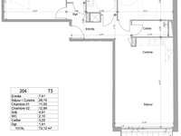 Vente appartement 3 pièces