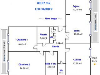 Vente appartement 4 pièces