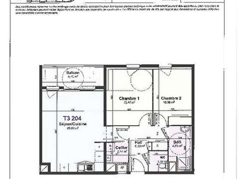 Vente appartement 3 pièces