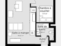 Vente appartement 1 pièce