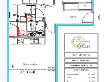Vente Appartement 3 piècesBrest Guelmeur Port De Commerce
