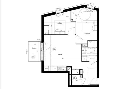Vente appartement 3 pièces
