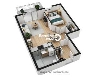 Vente appartement 2 pièces