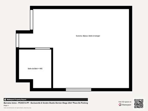 Vente Studio 1 pièce