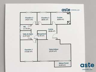 Vente appartement 4 pièces