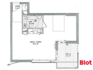 Vente appartement 1 pièce Vente appartement 1 pièce