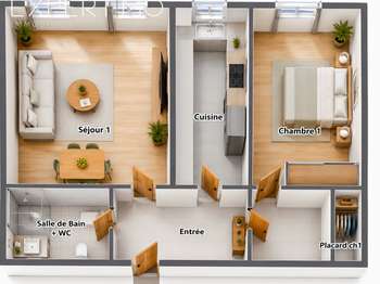 Vente appartement 3 pièces Vente appartement 3 pièces