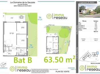 Vente appartement 3 pièces