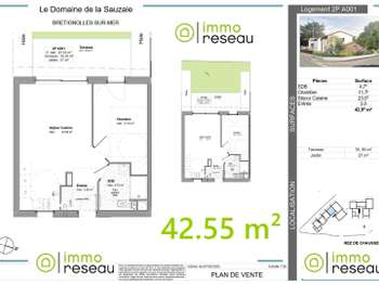 Vente appartement 2 pièces Vente appartement 2 pièces