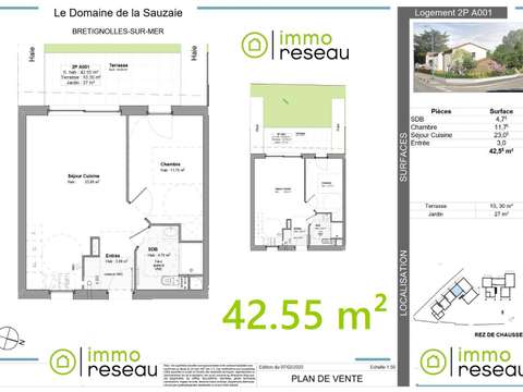 Vente appartement 2 pièces Vente appartement 2 pièces