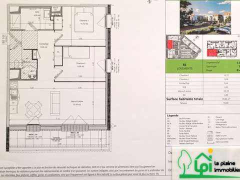 Vente appartement 3 pièces Bretteville-sur-Odon 14